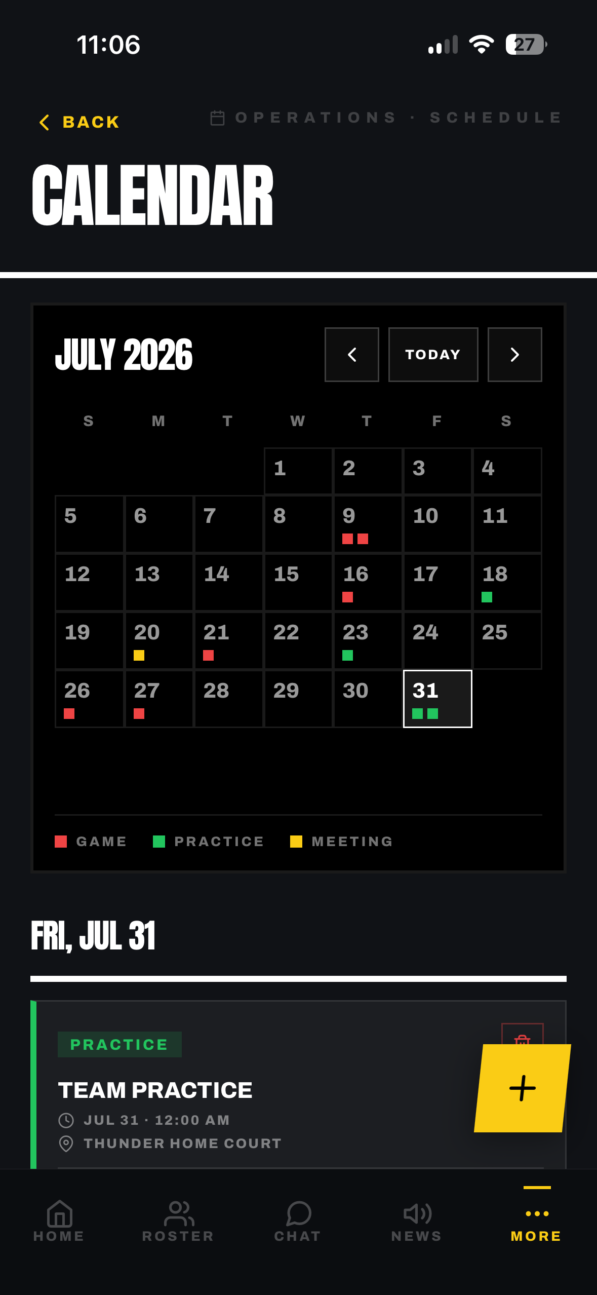 Scheduling & notifications